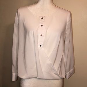 Bebe White Blouse